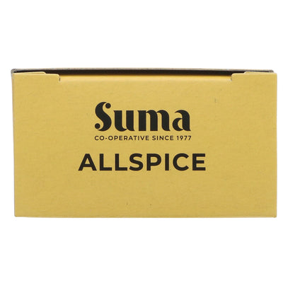 Suma Ground Allspice - Vegan spice for depth and warmth. Use in stews, marinades and baked goods for unique flavor. 40g.