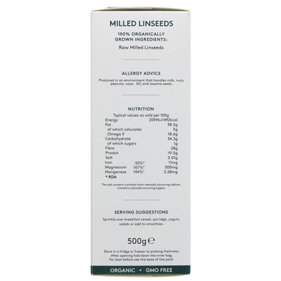 Alara | Raw Milled Linseeds | 500g