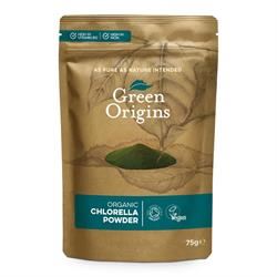 Green Origins | Organic Chlorella Powder 75g | 75g