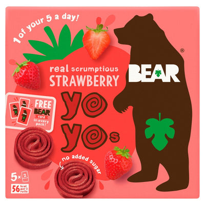Bear | Yoyos - Strawberry Multipack | 5 x 20g