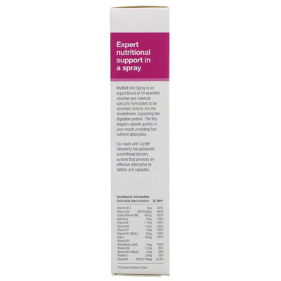 Better You | Multivit Multivitamin Spray - Oral Spray | 25ml