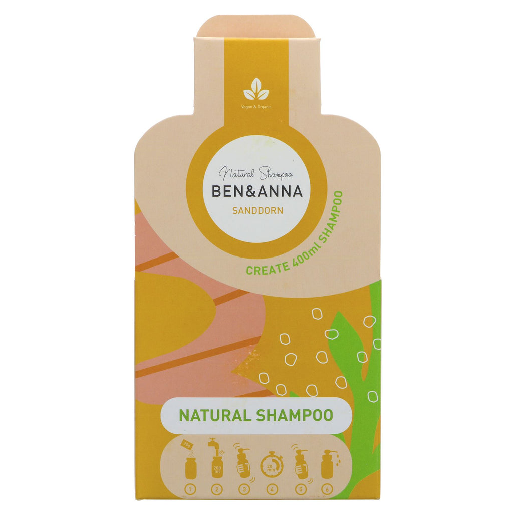Ben & Anna | Shampoo Flakes - Sea Buckthorn | 2 20g
