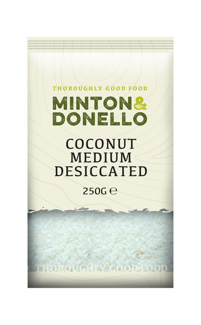 Minton & Donello | Coconut Medium Desiccated | 250g