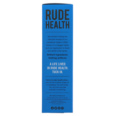 Gluten-free, vegan Coconut Muesli by Rude Health | 400g | Packed with quinoa, buckwheat flakes, seeds, dates, raisins, and coconut flakes.