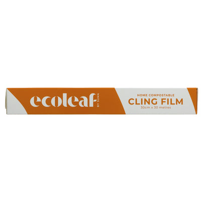 Vegan Ecoleaf Cling Film 30cm x 30M - Home Compostable for Fresh Food Storage