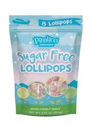 Pimlico Confectioners | Sugar Free Lollipops 15PCS Pouch Bag 172.5g | 172.5g