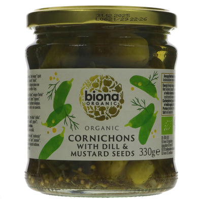 Biona | Org Cornichons (mini Gherkins) | 330G