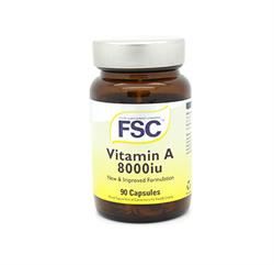 FSC | Vitamin A 8000iu 90 Capsules | 90 capsule