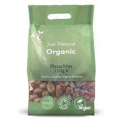 Just Natural Organic | Organic Raw Pistachio Kernels 250g | 250g