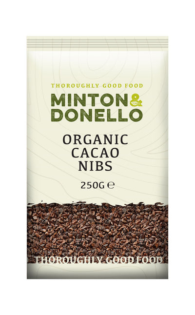 Minton & Donello | Cacao Nibs (Raw, Organic) | 250g