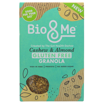 Indulgent Bio & Me Cashew & Almond GF Granola - Vegan & Gluten Free. Good for your gut!