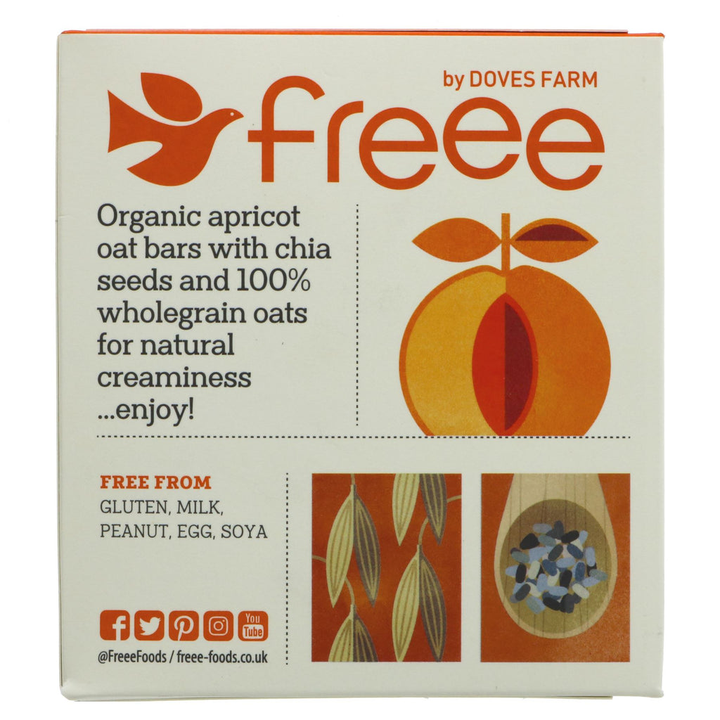 Doves Farm | Apricot & Chia Seed Flapjack | 4 x 35g