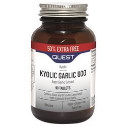 Quest | KYOLIC GARLIC 600mg E/F (50% EXTRA FREE) | 60+30 tablet