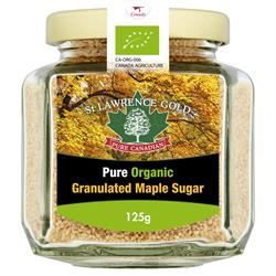 St Lawrence Gold | Pure Organic Maple Sugar 125g | 125g