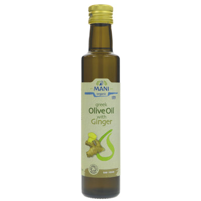 Organic & vegan Greek Olive Oil with ginger - add a zesty kick to your meals. Use for salads, veggies or as a marinade #SuperfoodMarket #FoodieEssentials