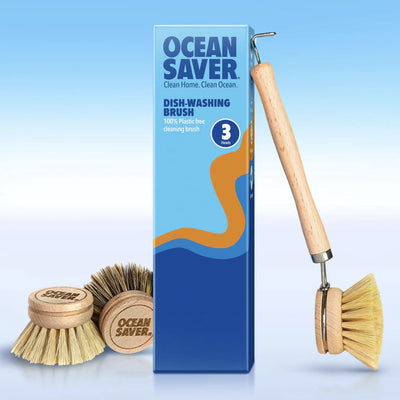 OceanSaver | Wooden Dishbrushes | 3pc