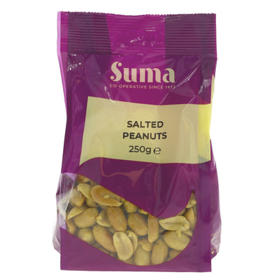 Suma's Roasted & Salted Peanuts - Vegan Friendly, 250g