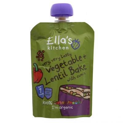 Organic, vegan veggie bake for babies & toddlers. From Ella's Kitchen with love.