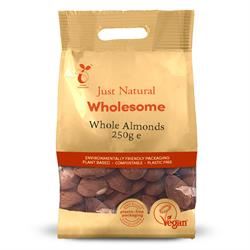 Just Natural Wholesome | Whole Almonds 250g | 250g