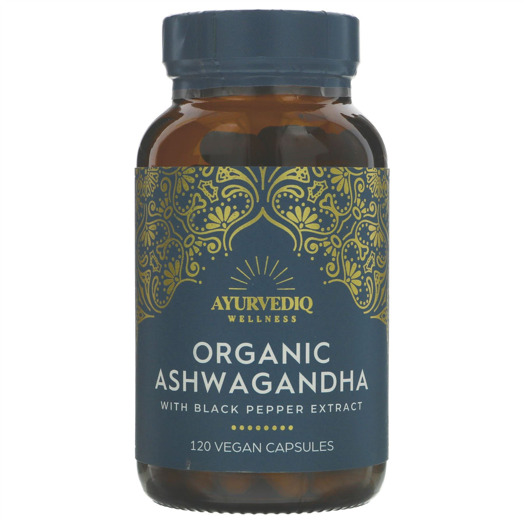 Ayurvediq Wellness | Organic Ashwagandha | 120 capsules