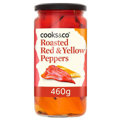 Cooks & Co | Roasted Red & Yellow Peppers | 460g