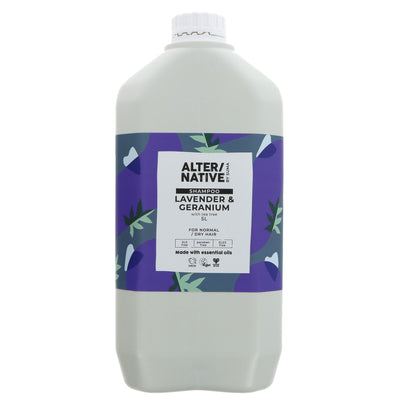 Alter/Native | Shampoo - Lavender & Geranium - Normal/dry hair | 5l