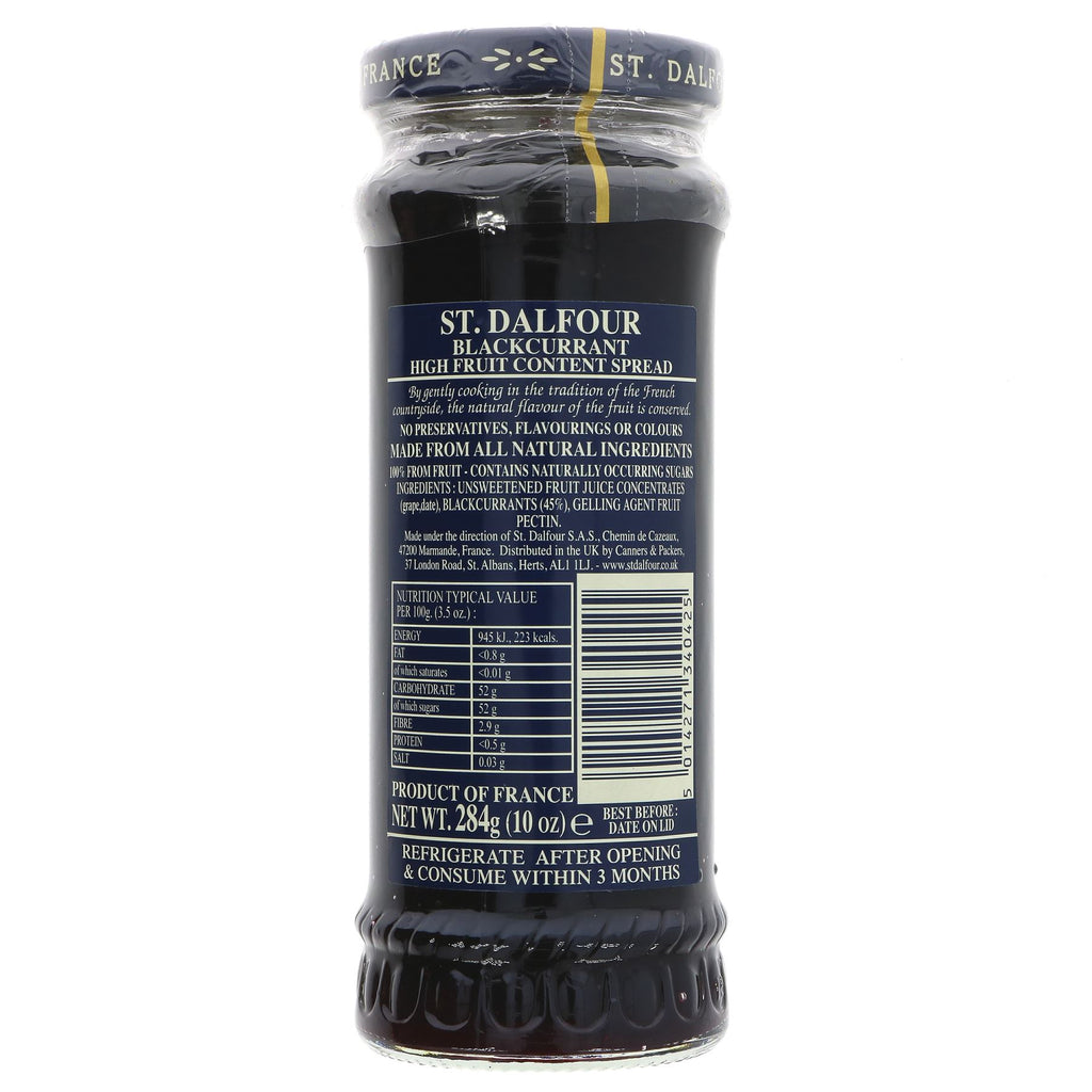 St Dalfour | Blackcurrant Spread | 284G