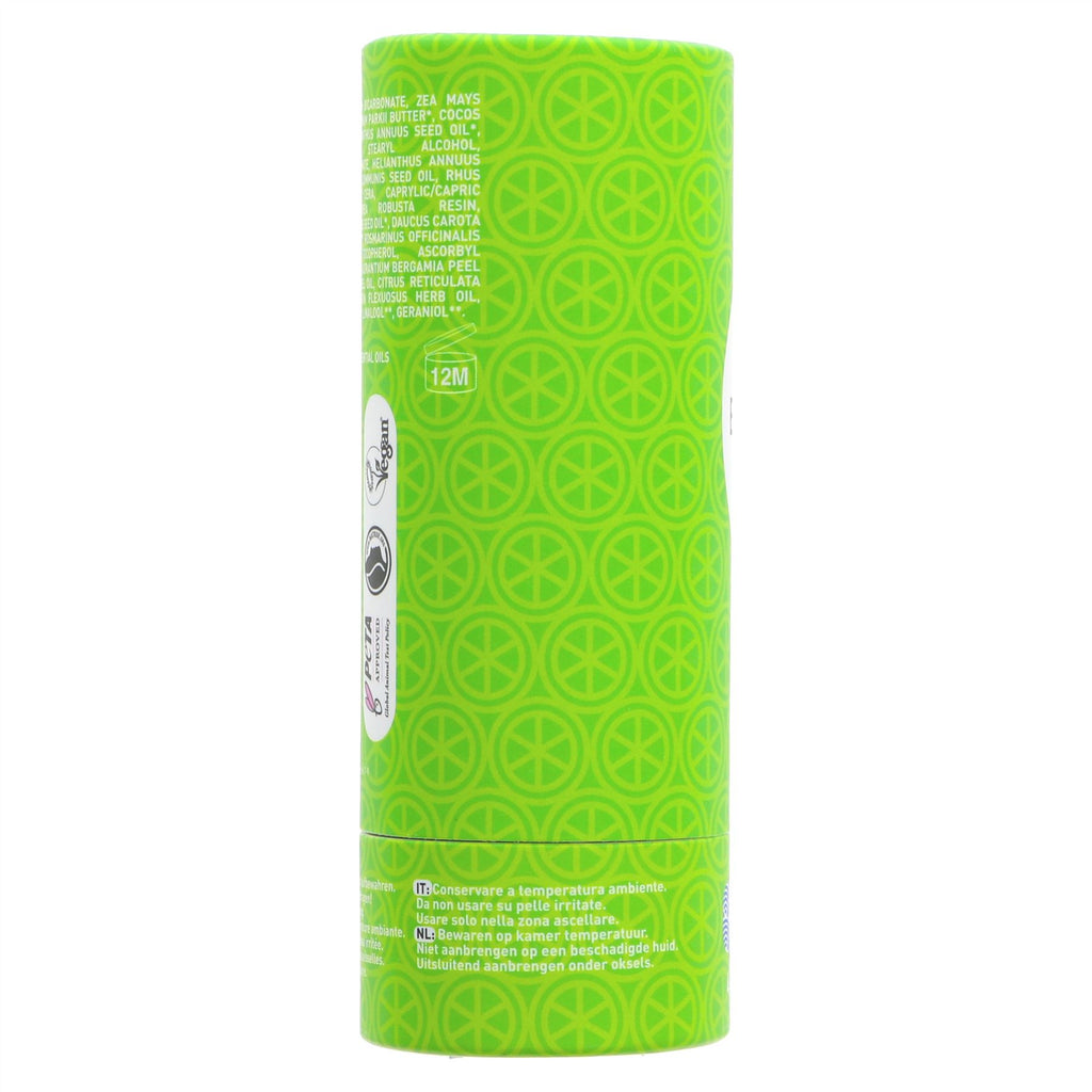 Organic & vegan Soda Deodorant with a refreshing Persian Lime scent. Stay fresh and odor-free naturally with Ben & Anna.