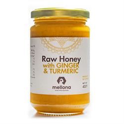 Mellona |  MELLONA Cypriot Raw Honey with Ginger & Turmeric 400g | 400g