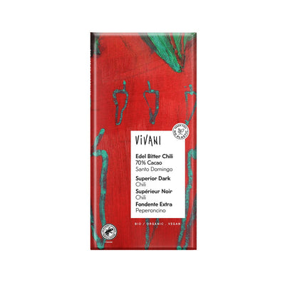 Vivani | Superior Dark + Chili, Cacao Santo Domingo | 100g