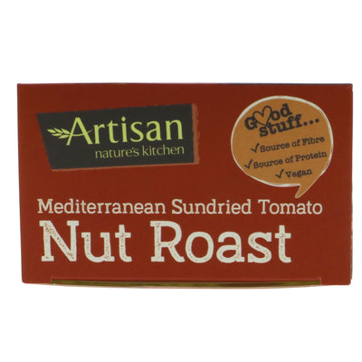 Artisan Grains Sundried Tomato Nut Roast - Vegan, 200g, easy to make, perfect for dinner table. Recyclable baking tray.