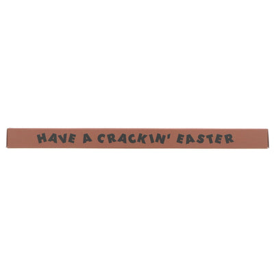 Creamy milk chocolate Easter egg bar by Happi. Perfect for sharing & enjoying during the Easter season. A delicious treat.