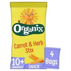 Organix | Organix Carrot Stix Multipack 4 x 15g | 4 x 15g