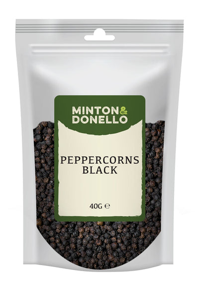 Minton & Donello | Peppercorns Black | 40g