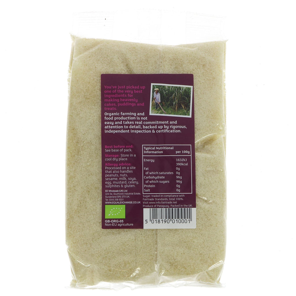 Fairtrade Organic Raw Cane Sugar. Rich, caramel flavor for baking, sweetening coffee/tea, & favorite recipes. Vegan & guilt-free.