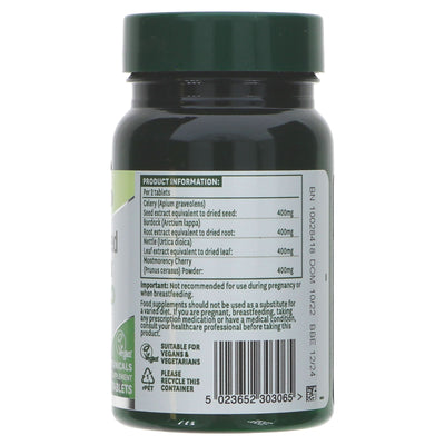 Natures Aid | Celery Seed Complex - Synergistic Blend | 60 tablets