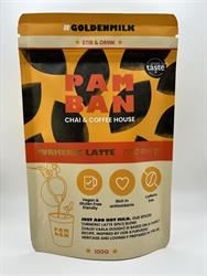 Pamban Chai & Coffee House | Stir & Drink - Turmeric Latte. Simply add hot milk / non dairy. | 100g