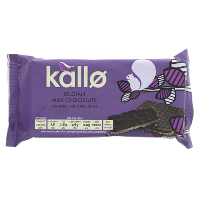 Kallo's Milk Chocolate Rice Cakes OG: organic, gluten-free and guilt-free. Enjoy on their own or with favorite toppings.