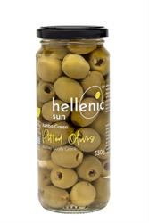 Hellenic Sun | Hellenic Sun Pitted Jumbo Green Olives 330g | 330g