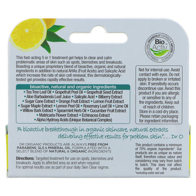 Dr Organic | Treatment Gel | 10ml