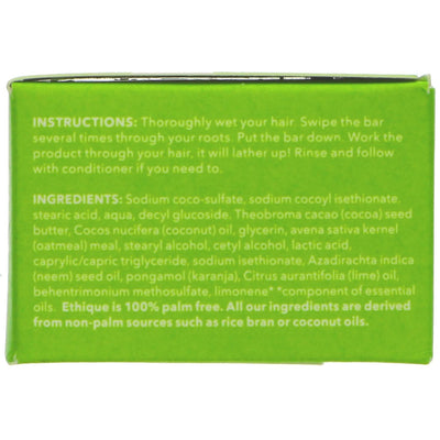 Ethique | Heali Kiwi Shampoo Bar - for touchy scalps | 110g