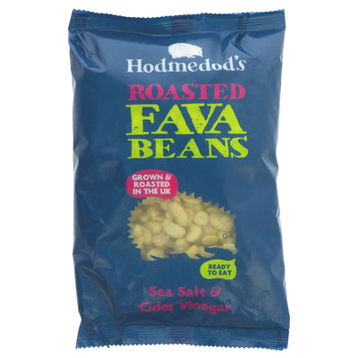 British-grown Roast Fava Bean Snack with Tangy Vinegar Flavor, High Protein & Fibre, No Added Sugar and Vegan.