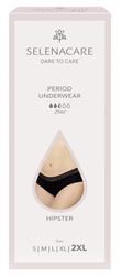 Selenacare | Menstrual undies HIPSTER Black Size 2XL | 1 box