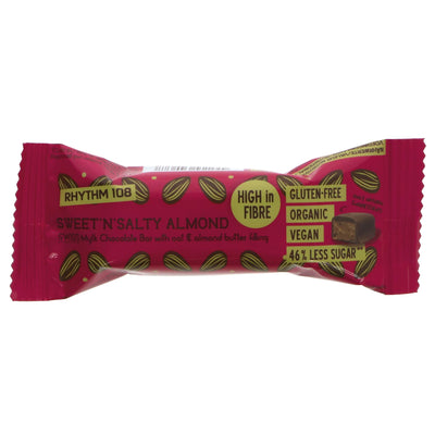 Rhythm 108 | Sweet N Salty Almond Choc Bar | 33g