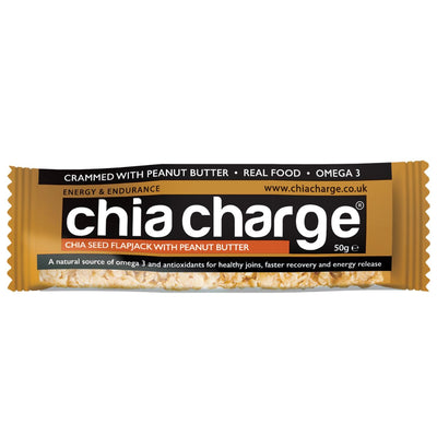 Chia Charge | Peanut Butter flapjack | 50g