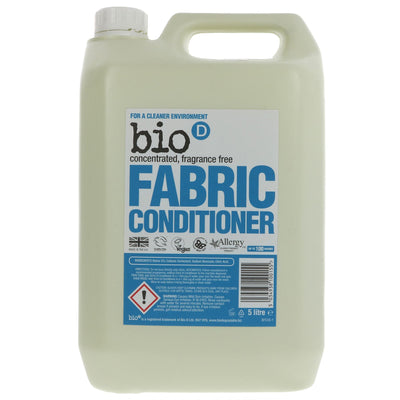 Bio D | Fabric Conditioner Extra Concentrated Fragrance Free  | 5L