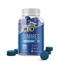 CBDfx | CBDfx Men's Multi-Vit Gummies (60ct / 1500mg CBD Per Bottle) | 60gummies