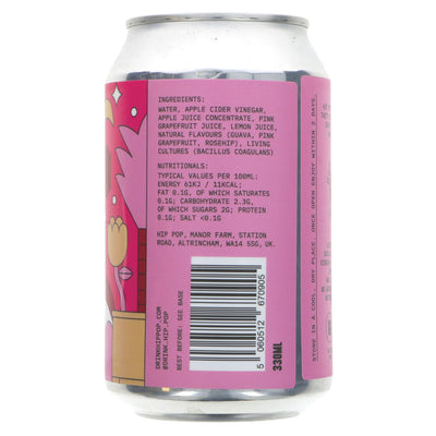 Hip Pop | Pink Grapefruit | 330ml