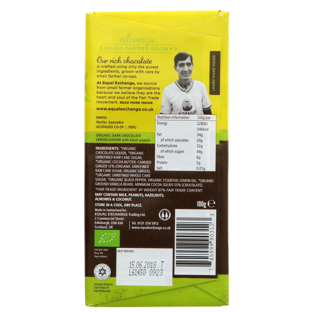 Equal Exchange | Lemon, Ginger & Pepper | 100G