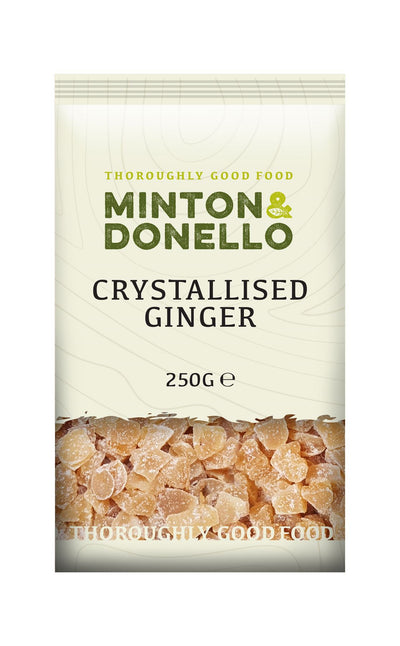 Minton & Donello | Crystalized Ginger Diced | 250g